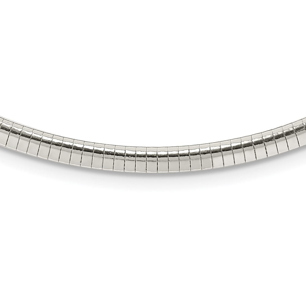 Sterling Silver 4mm Cubetto Necklace 16 Inches