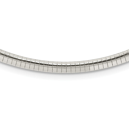 Sterling Silver 4mm Cubetto Necklace 16 Inches