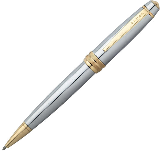 Cross Bailey Refillable Ballpoint Pen, Medium Ballpen, Includes Premium Gift Box - Medalist Chrome