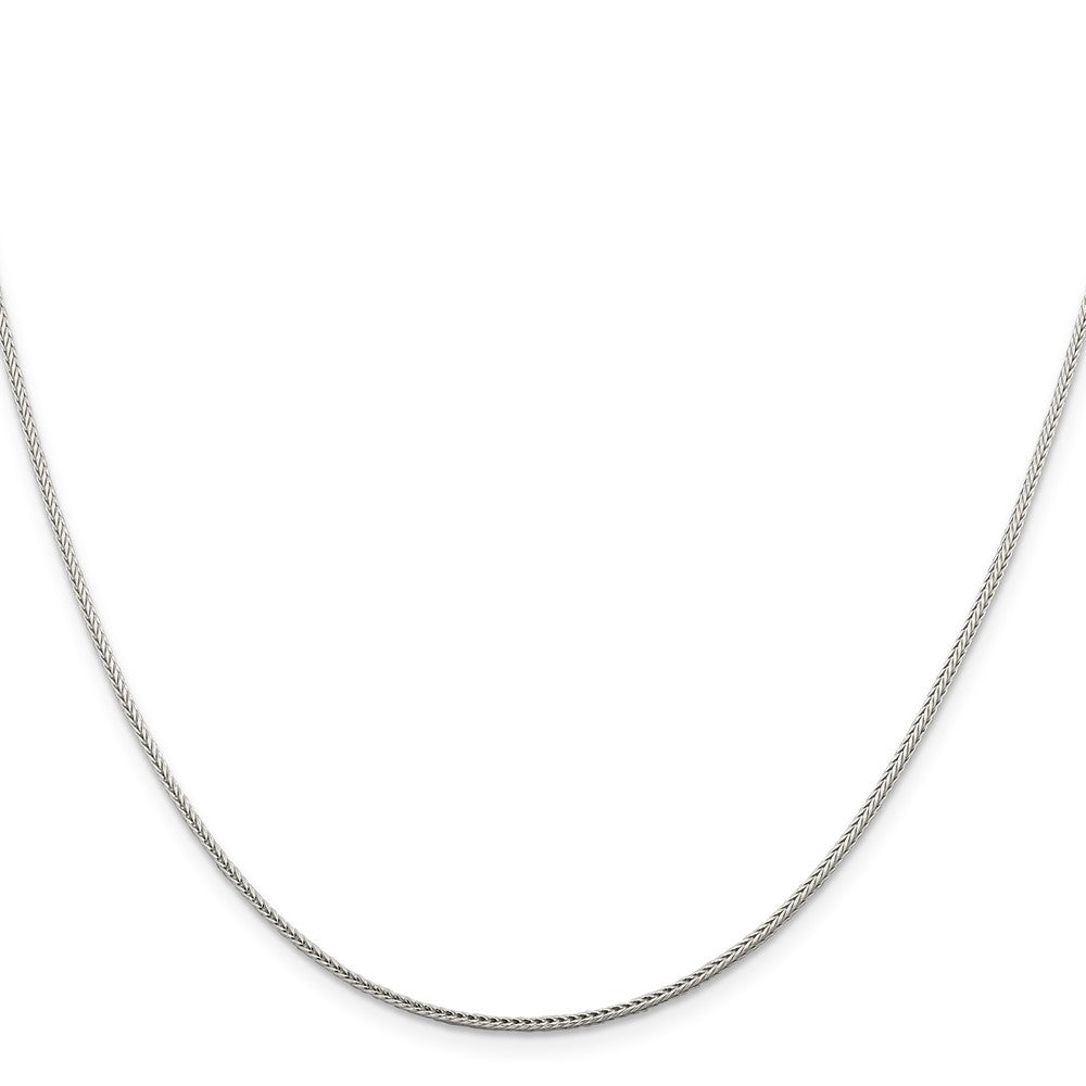 Sterling Silver 1.45mm Diamond-cut Round Franco Chain 20 Inches