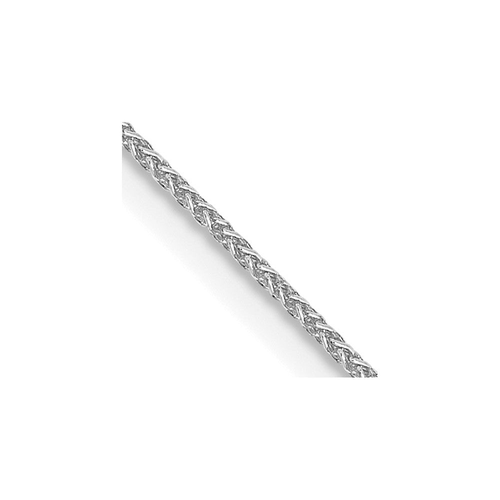 14K White Gold 16 inch .85mm Spiga with Lobster Clasp Chain