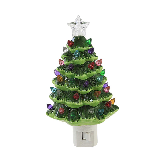 Roman 6.5" H Vintage Tree Night Light