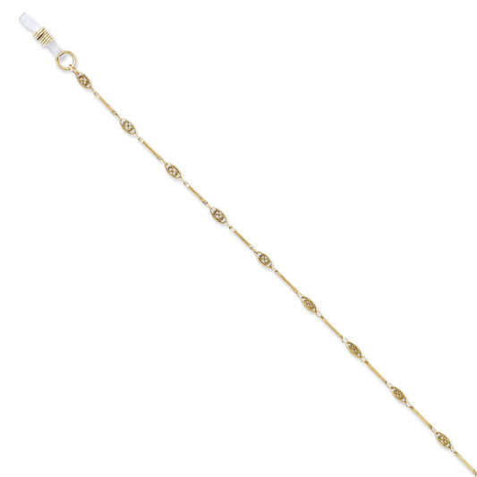 Gold-tone 30in Eyeglass Holder Chain