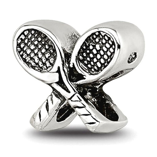 Sterling Silver Reflections Kids Tennis Racquets Bead