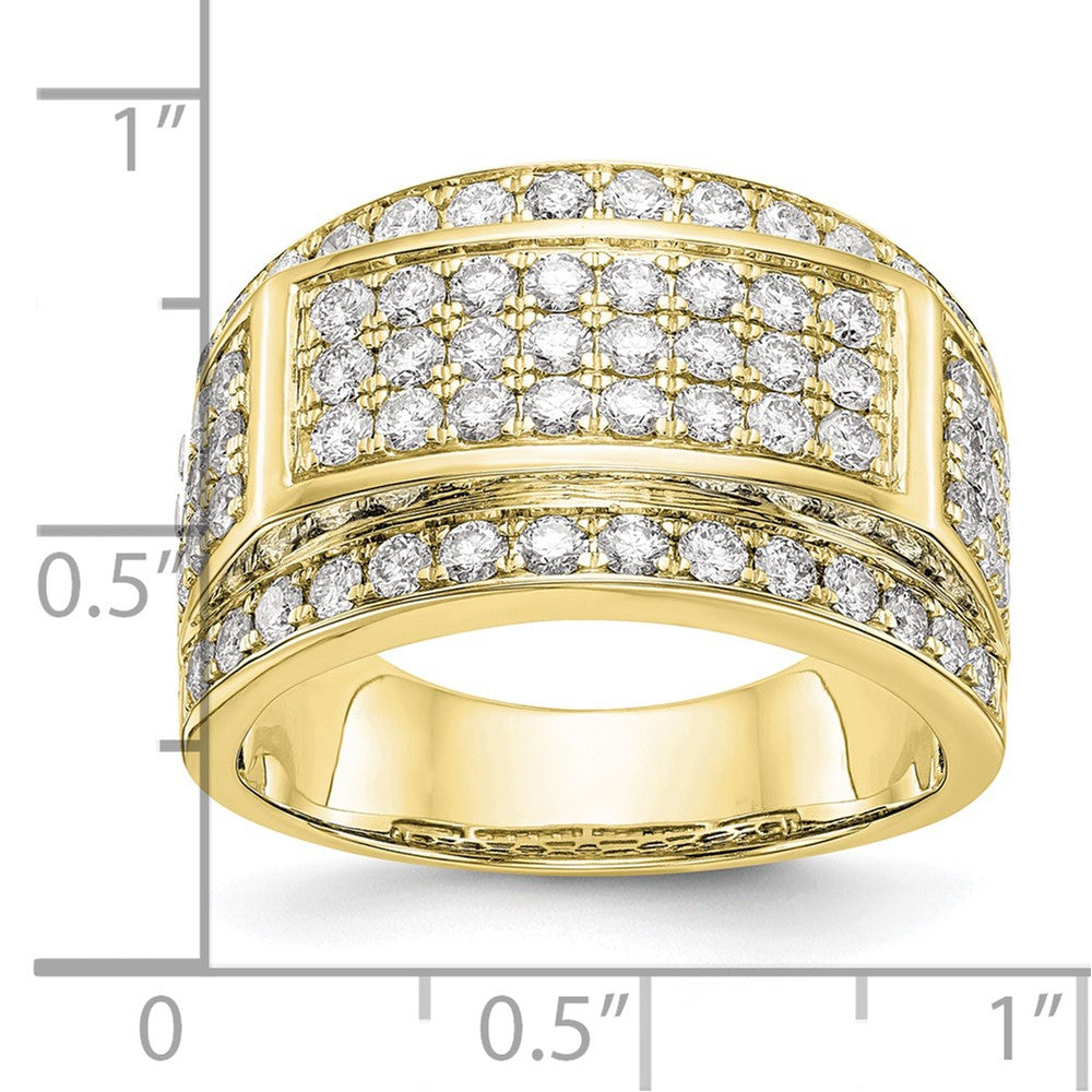 IBGoodman 10k 2 carat Lab Grown Diamond VS/SI+ G+ Men's Ring