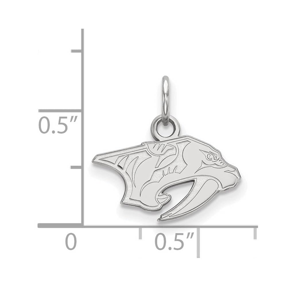 Women's Nashville Predators Sterling Silver XS Pendant