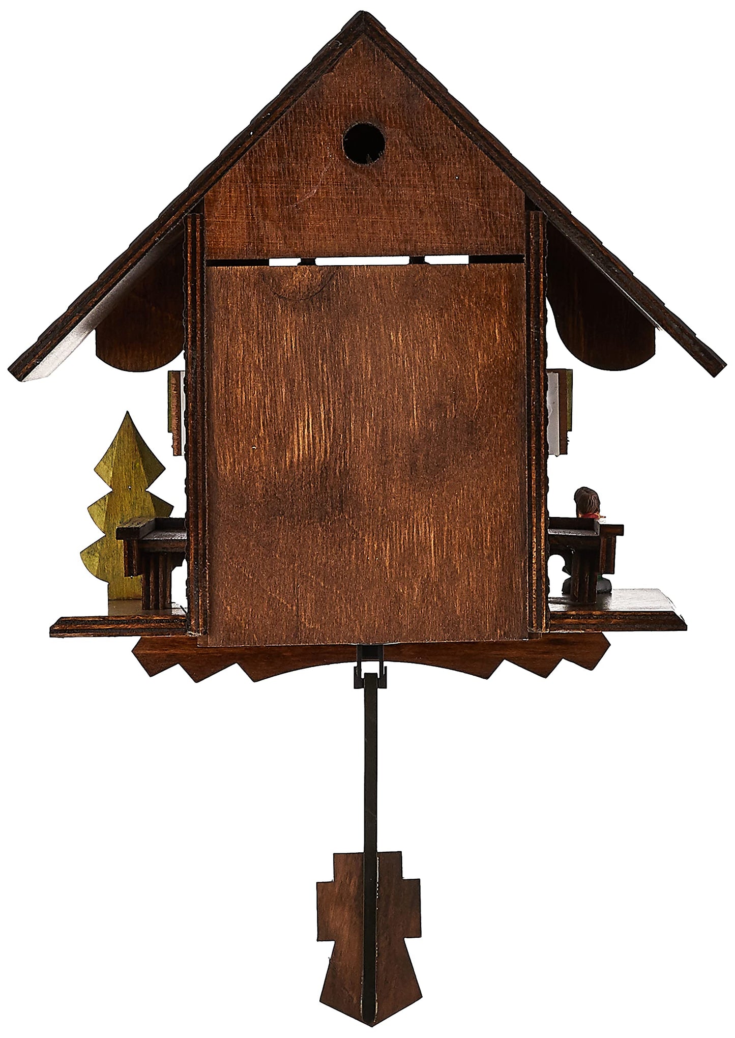 River City Clock Brown Analog Cuckoo Clock, 83-07QPT