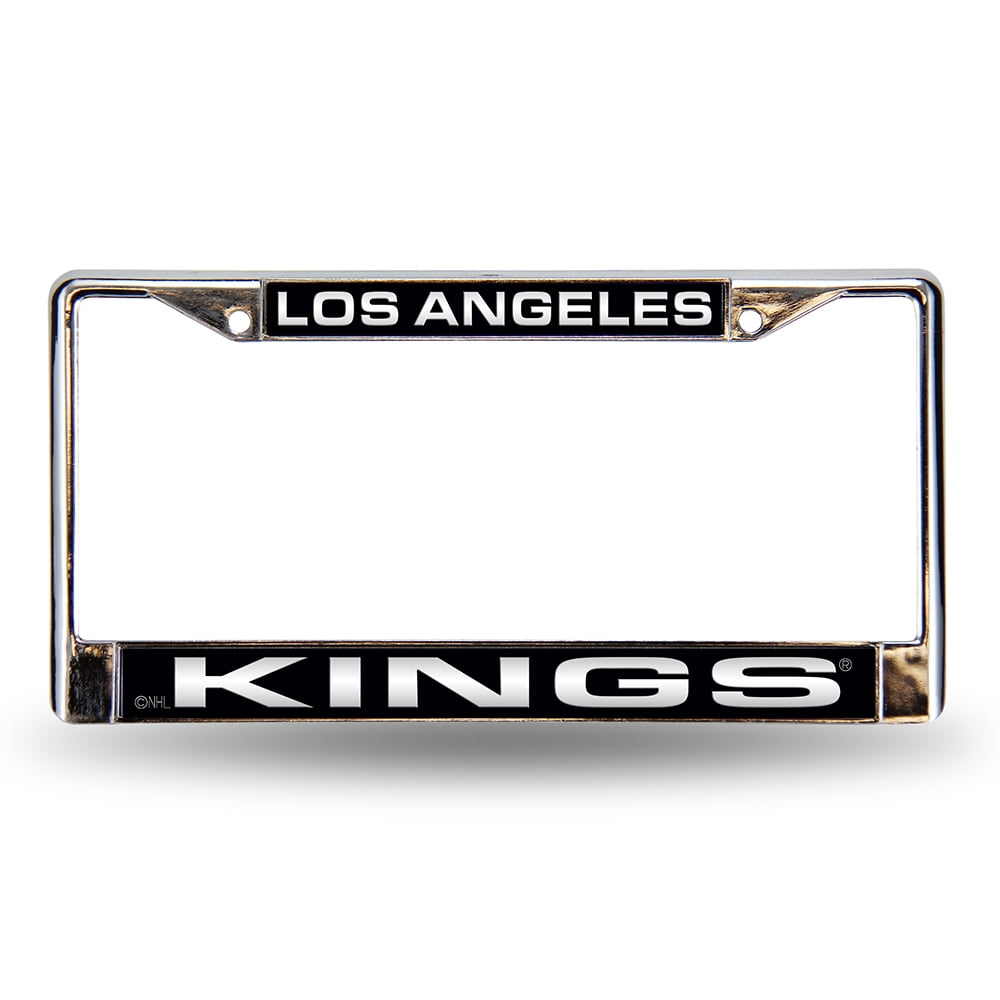 Los Angeles Hockey King's Chrome Metal Laser Cut License Plate Frame