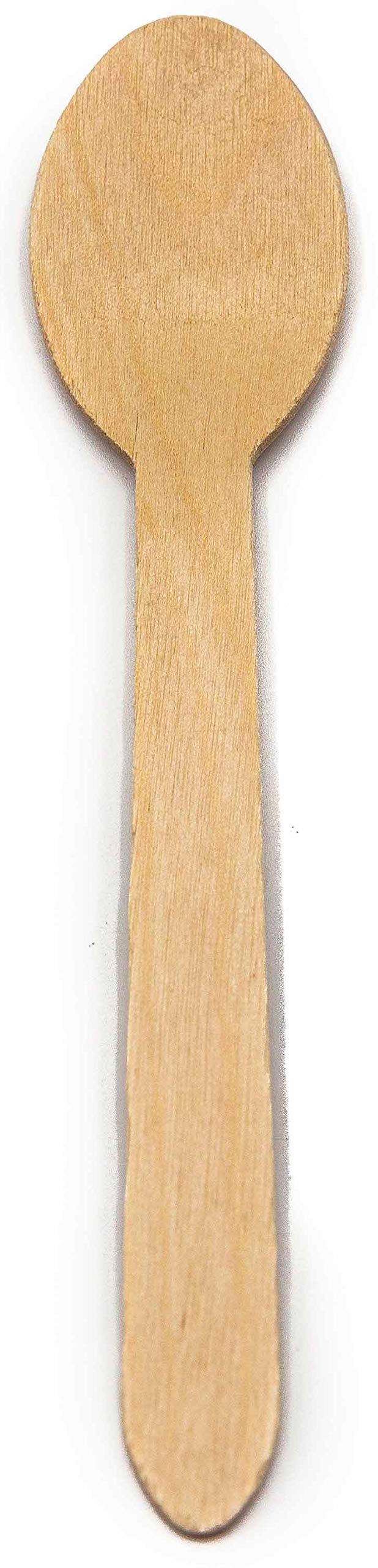150-Piece Disposable Eco-friendly Wooden Spoons QGM22664