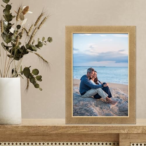 CHLOE Gold Contemporary by Lawrence Frames - 4x6