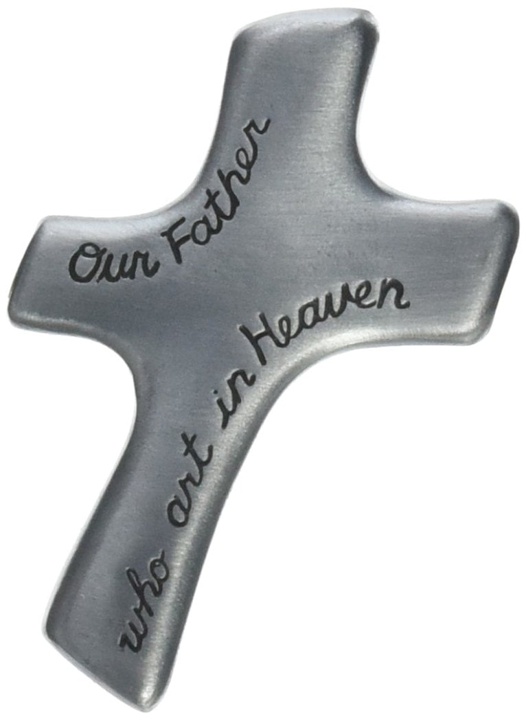Cathedral Art Our Father Who Art in Heaven Palm Cross, 2-7/8" x 1-7/8"
