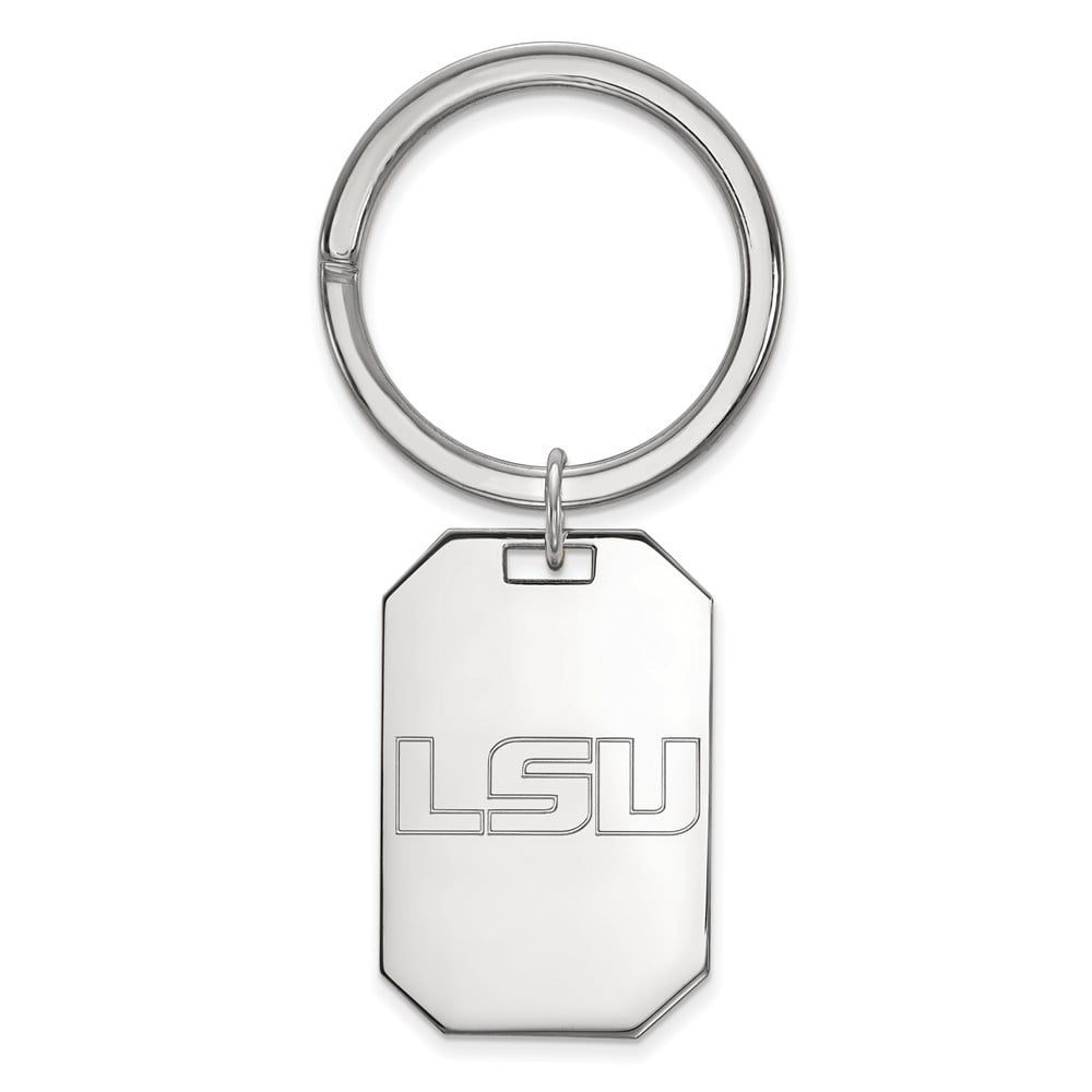 Sterling Silver Louisiana State Key Chain
