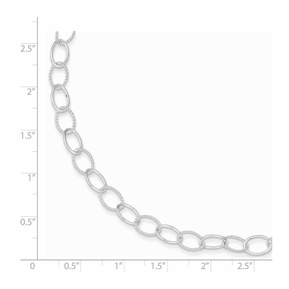 Sterling Silver Fancy Bracelet 7.5 inches
