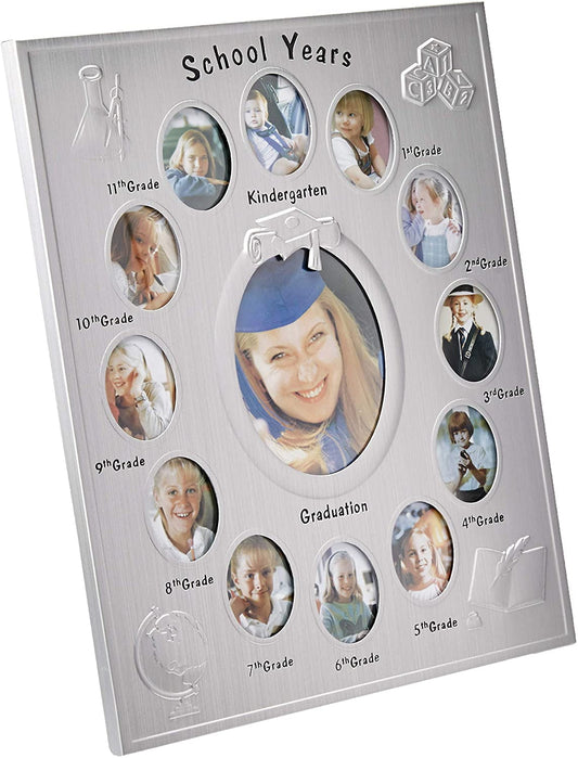 Jaf Gifts 2" x 3" Aluminum Picture Frames, Silver, 13-Pieces