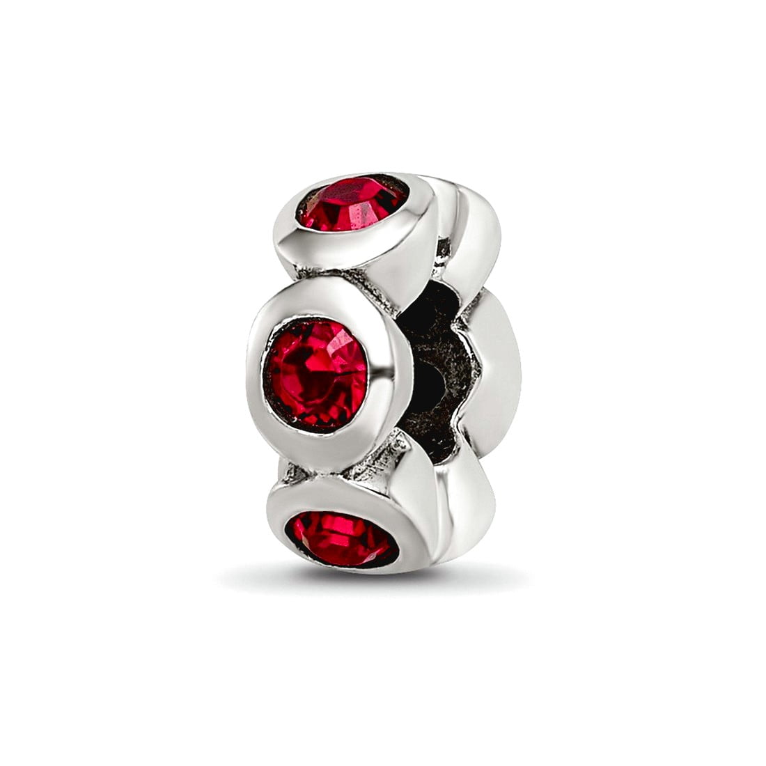 Sterling Silver Reflections July Preciosa Crystal Birthstone Bead
