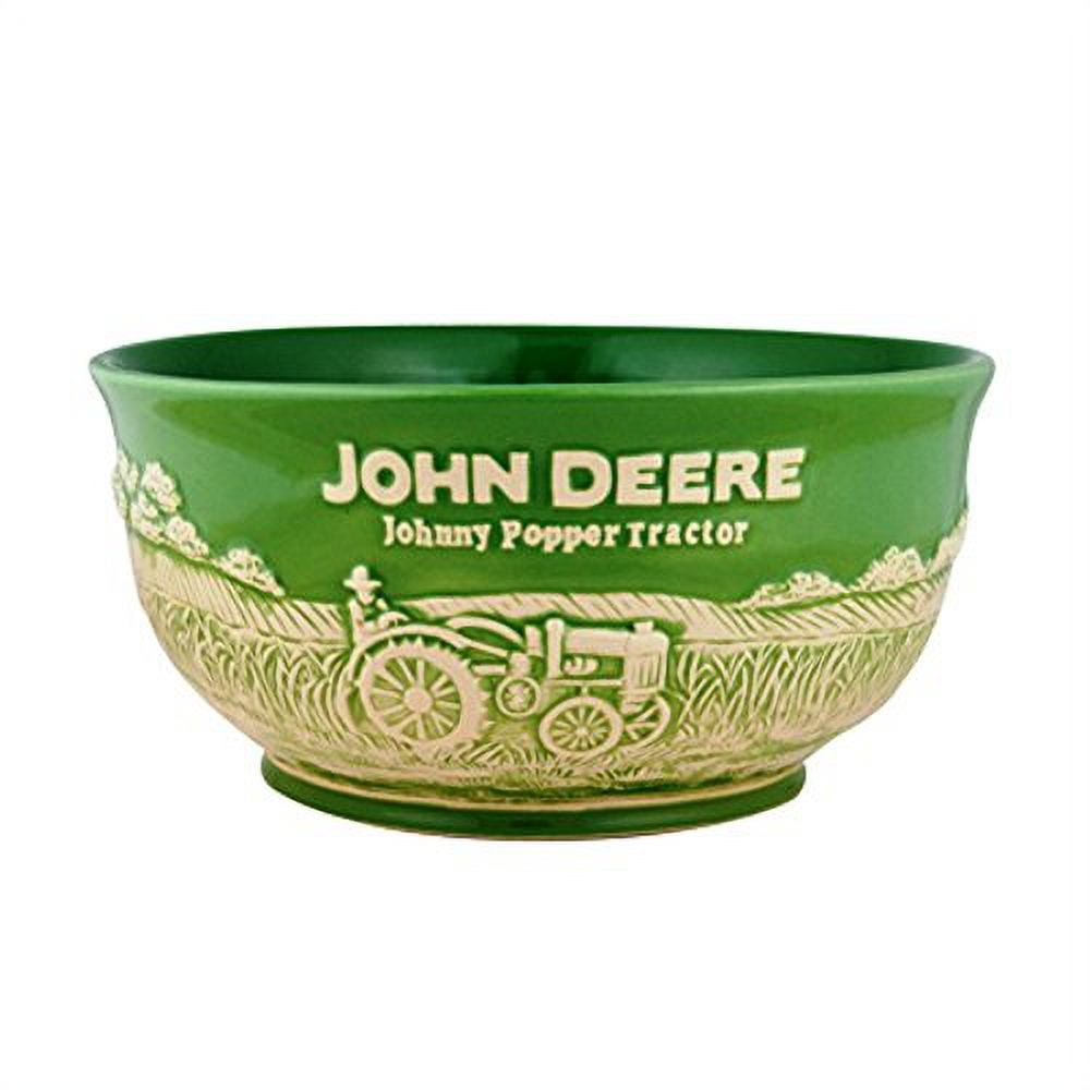 John Deere Large Stoneware Popcorn Bowl