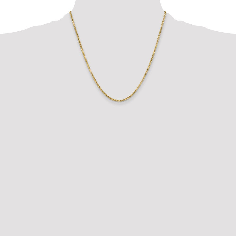 10k 3mm Semi-solid D/C Rope Chain