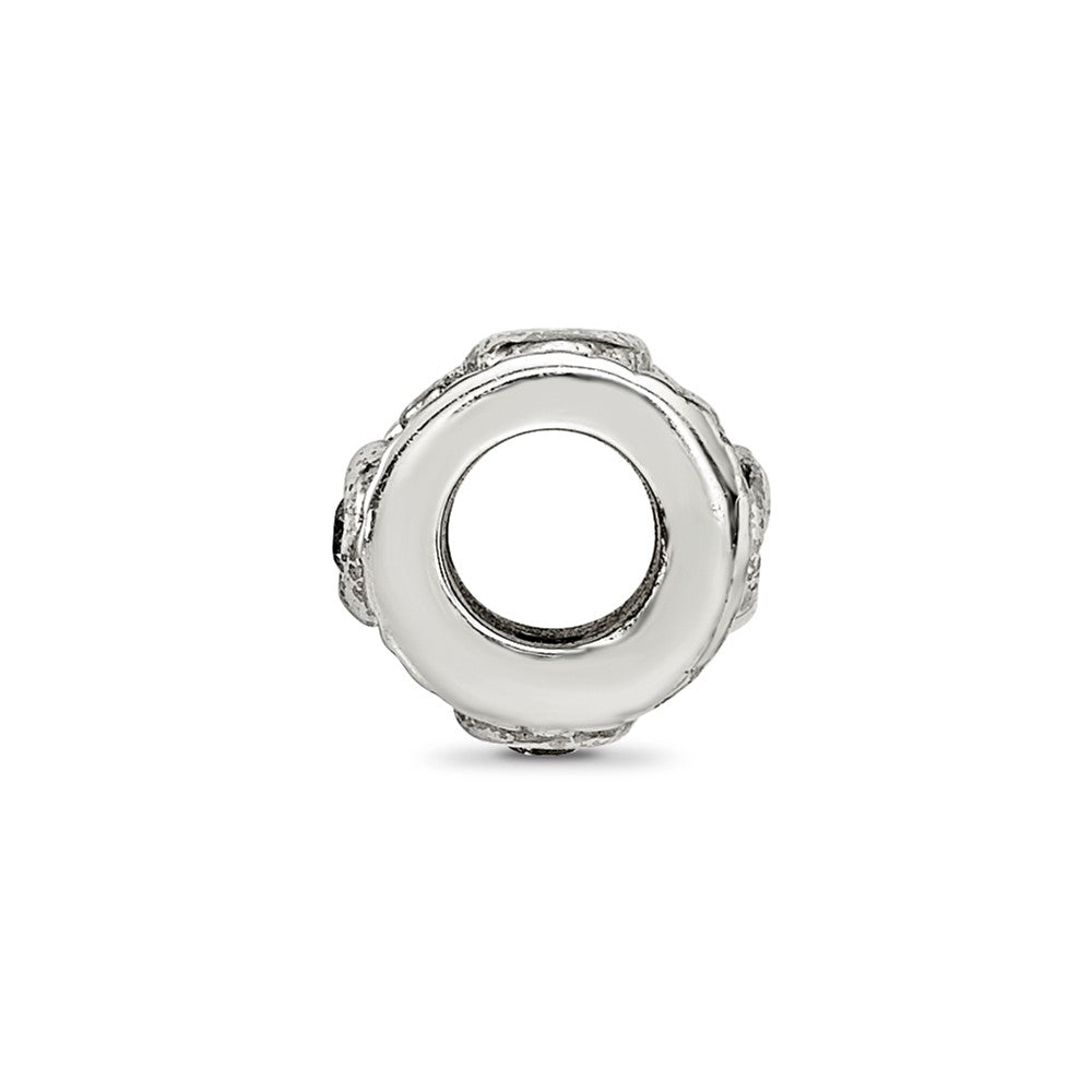 Sterling Silver Reflections CZ Rope Kids Bead