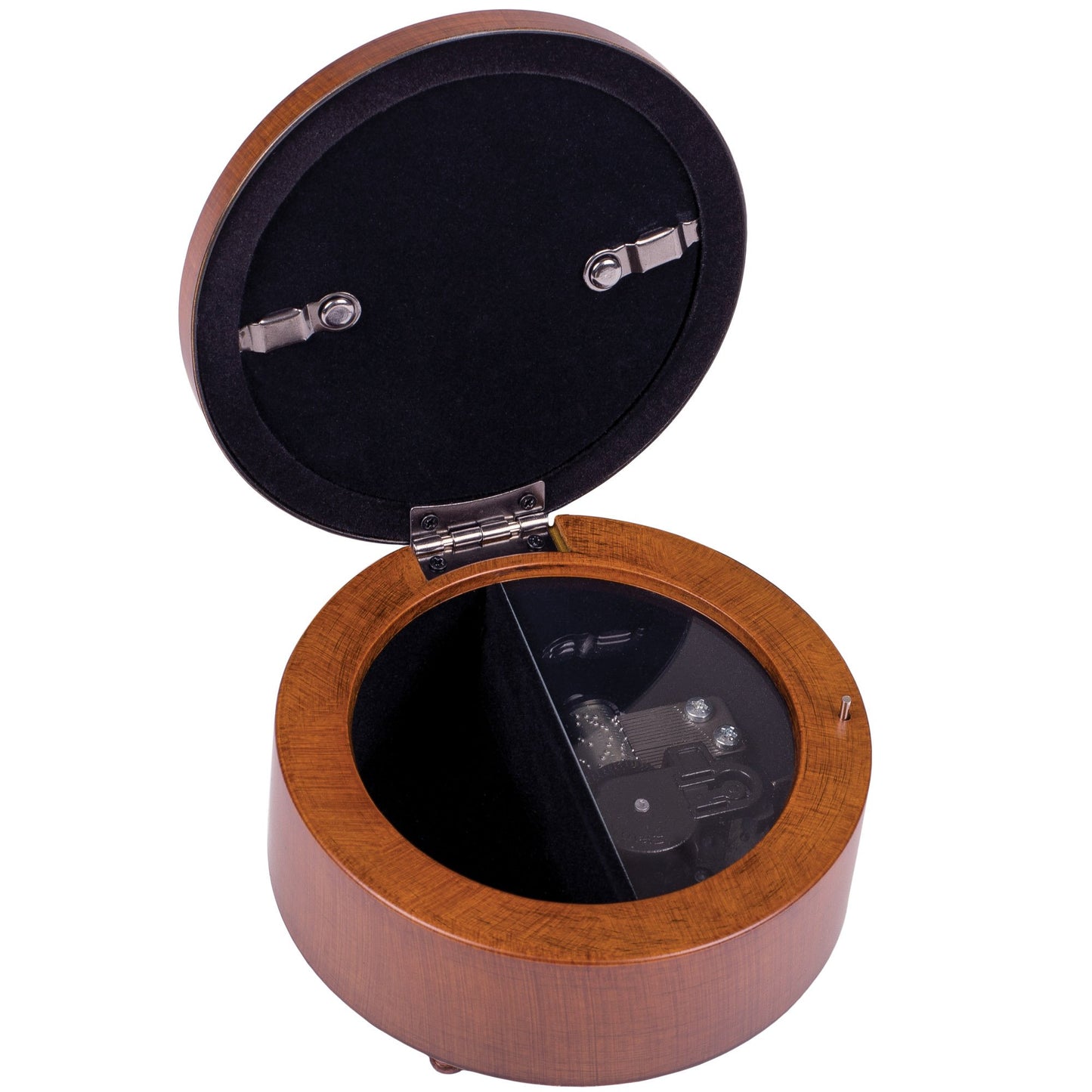 FIRST COMMUNION Sentiment White Round Keepsake Resin Box
