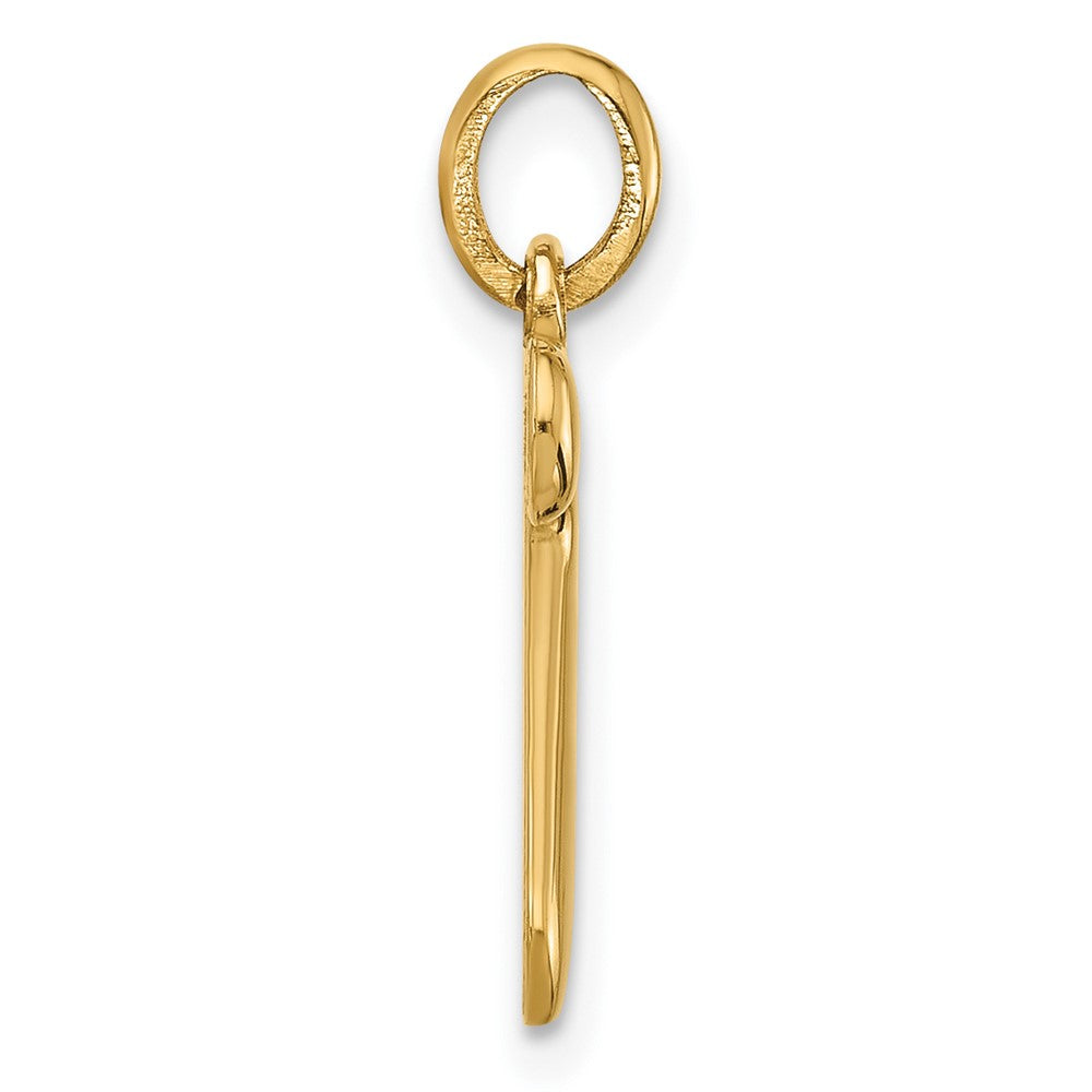 14k Yellow Gold Fancy Letter Z