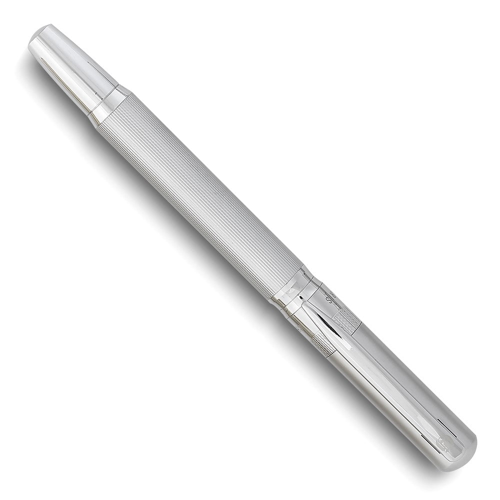 Charles Hubert Silver-tone Textured Fountain Pen