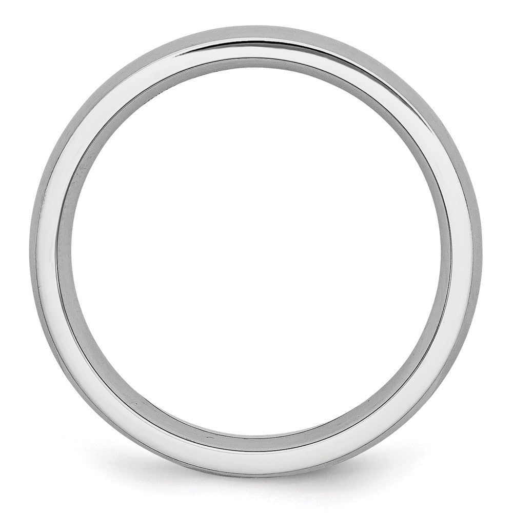 Cobalt Satin 5mm Half Round Band Size - 8.5