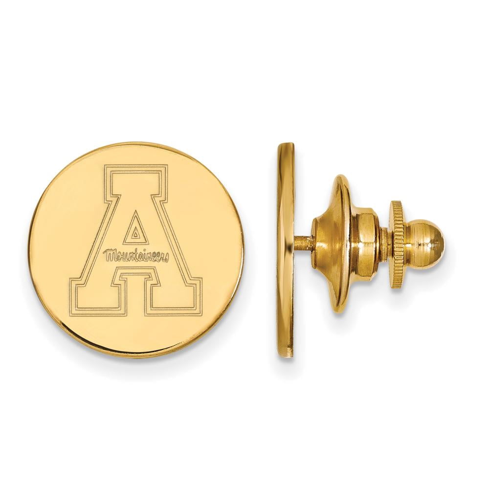 Logoart Sterling Silver Gp Appalachian State University Lapel Pin