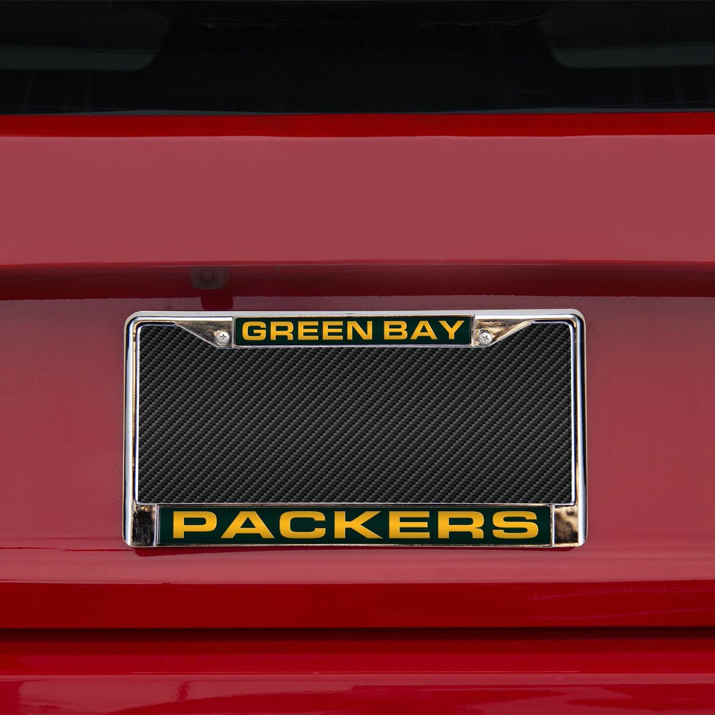 Rico Green Bay Packers Laser Chrome 12 x 6 License Plate Frame