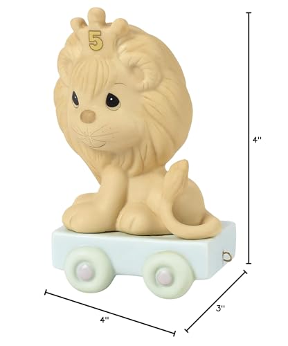 Precious Moments Birthday Train, Age 5, This Day Is Something To Roar About Figurine, Count 1