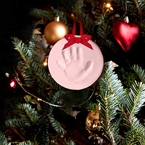 Pink Babyprints Keepsake Pink (year round) Ornament with Clay Tools and Instructions QGM15717