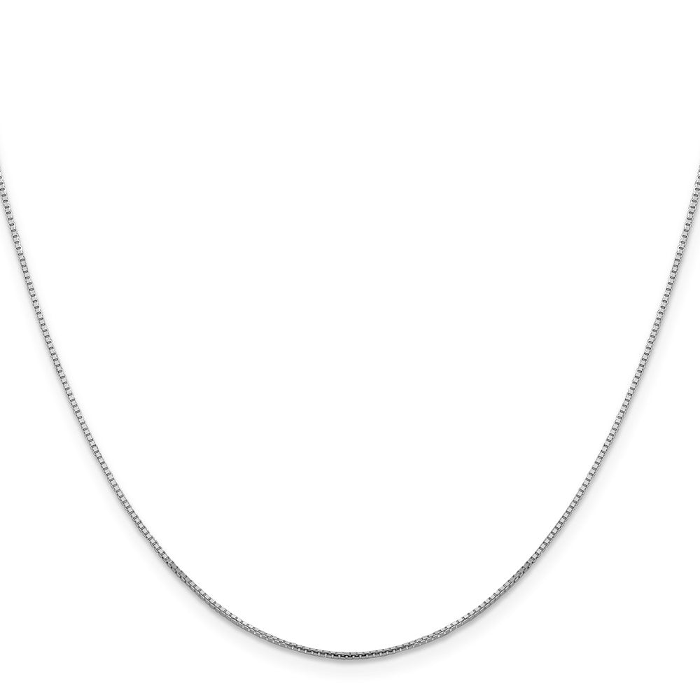 10k White Gold Oct. Sparkle Box