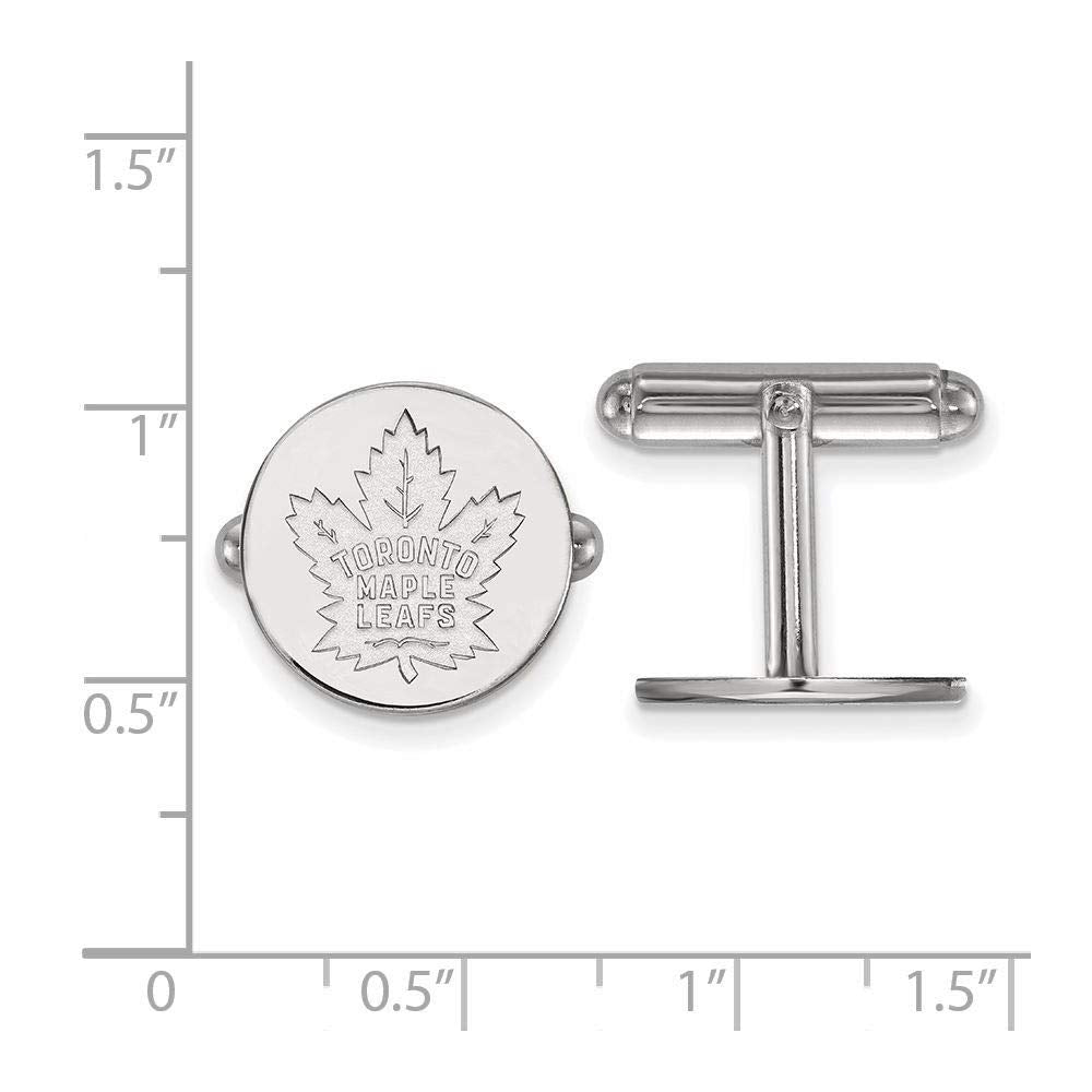 NHL Toronto Maple Leafs Sterling Silver Cuff Links