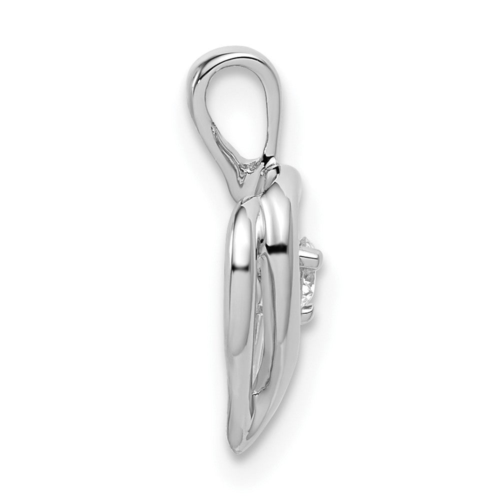 10kw Diamond Heart Pendant