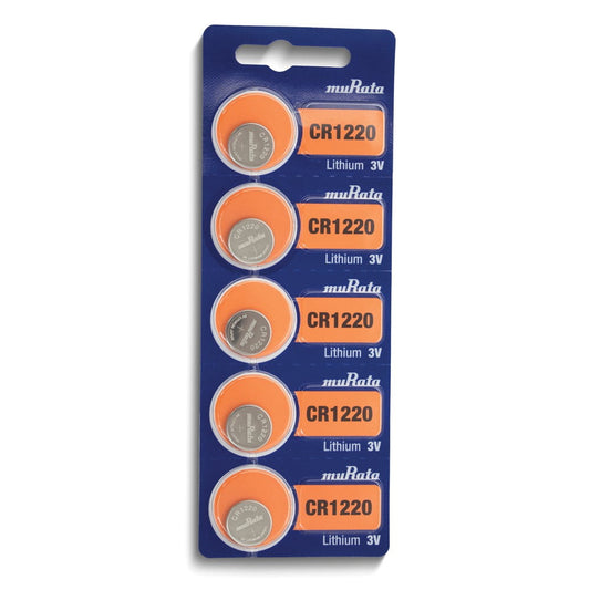 Pkg/5 Type 1220 MuRata Lithium Battery Tear Strip Q-SWB1220