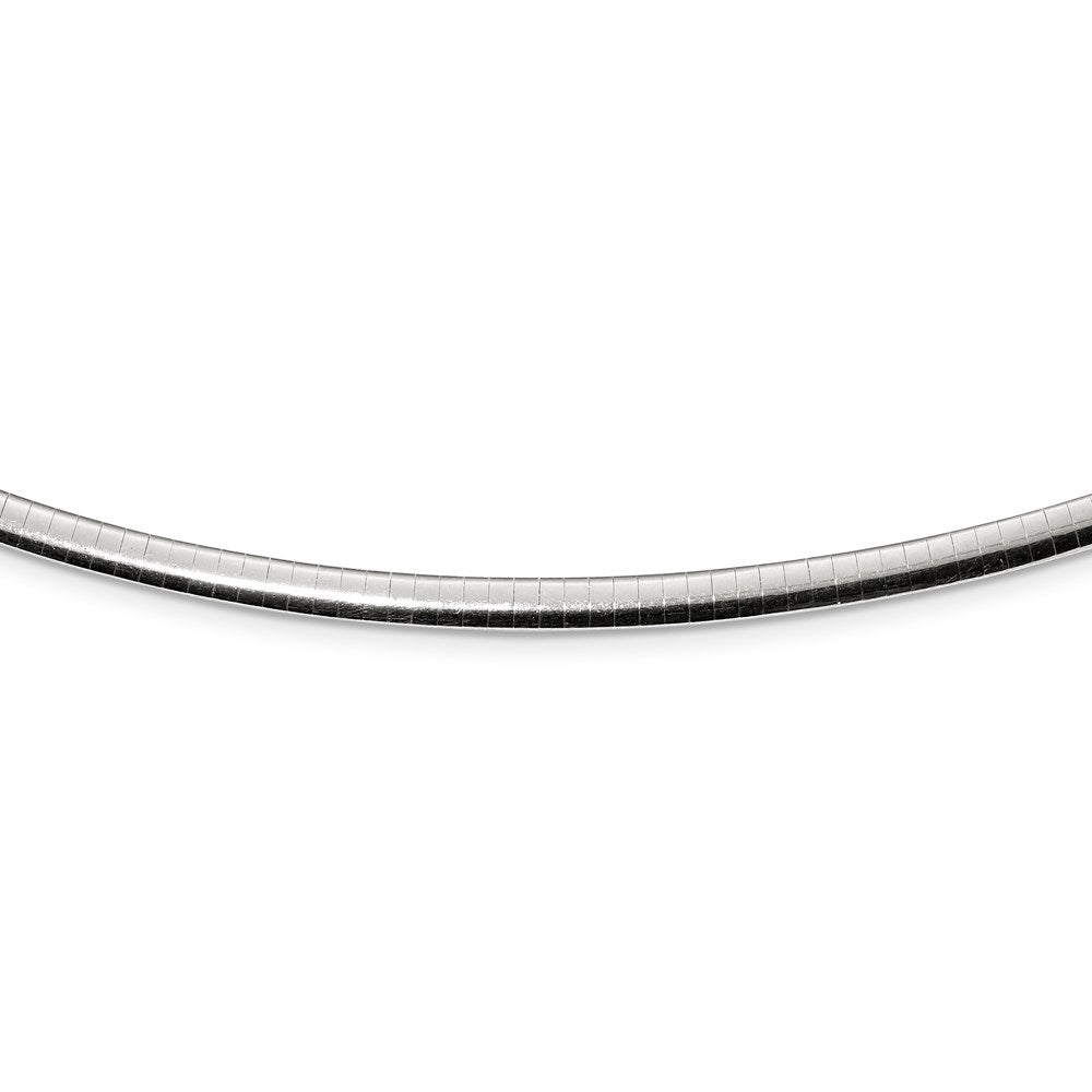 Sterling Silver Gold-plated 4mm Reversible w/2in ext Cubetto Chain 16 Inches