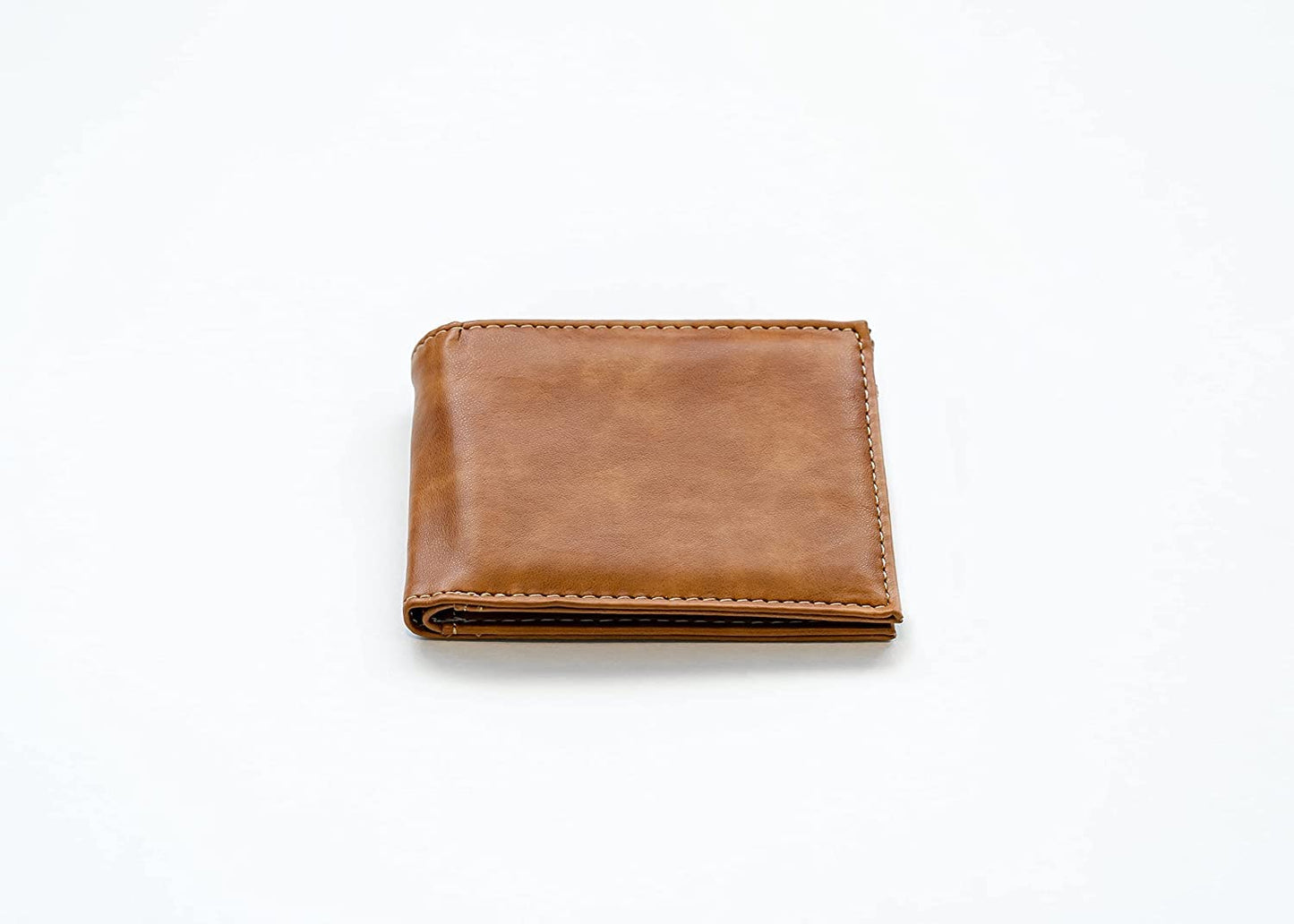 Buffalo NHL Sabres Laser Engraved Brown Billfold Wallet