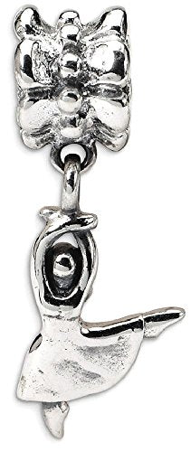 Sterling Silver Reflections Dancer Dangle Bead