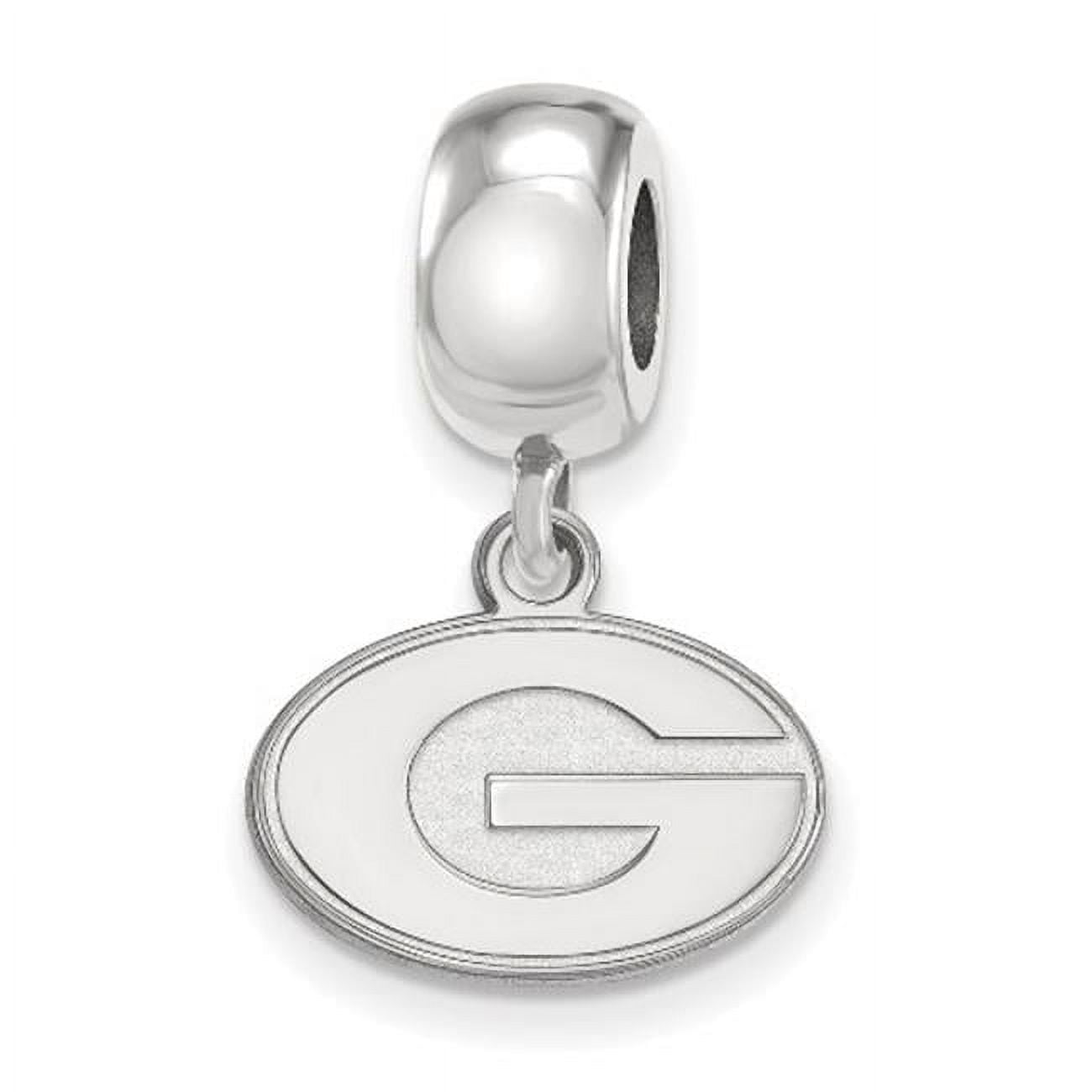 LogoArt SS035UGA Sterling Silver University of Georgia Extra Small Dangle Bead Charm