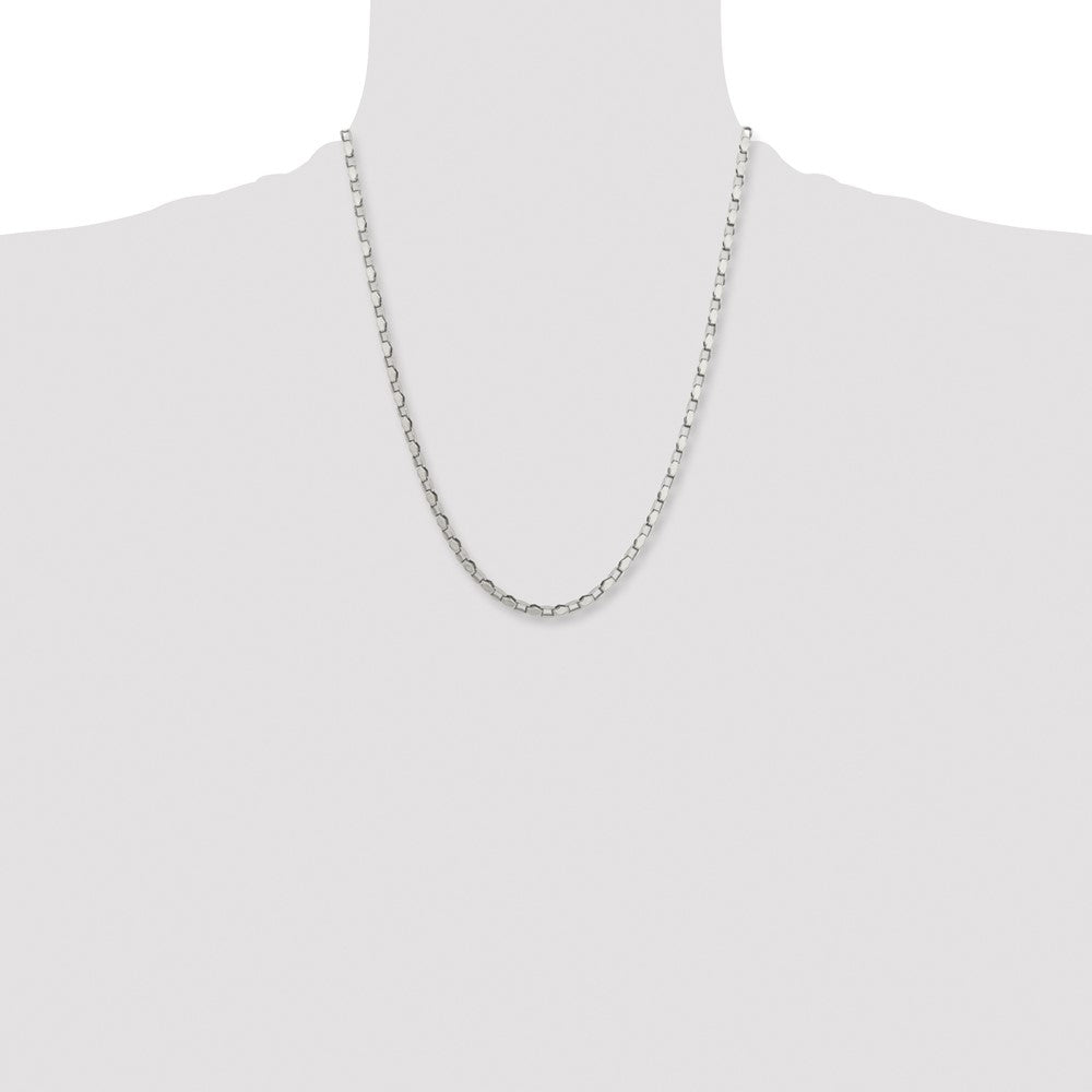 Stainless Steel Polished Fancy Link 22in Chain