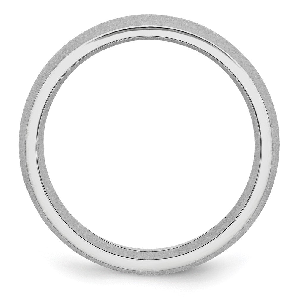 Cobalt Satin 7mm Half Round Band Size - 11