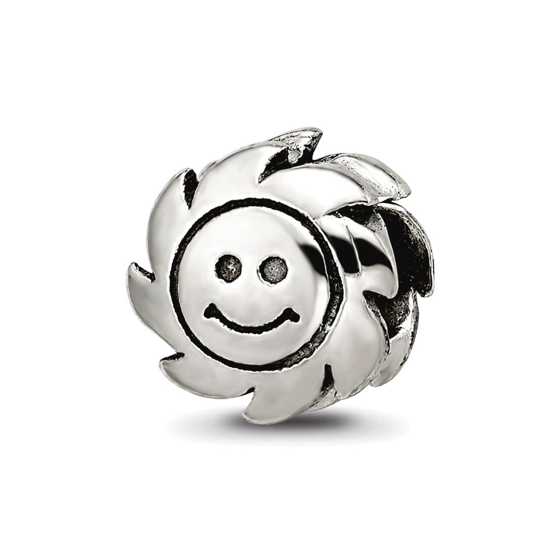 Sterling Silver Reflections Smiling Sun Bead