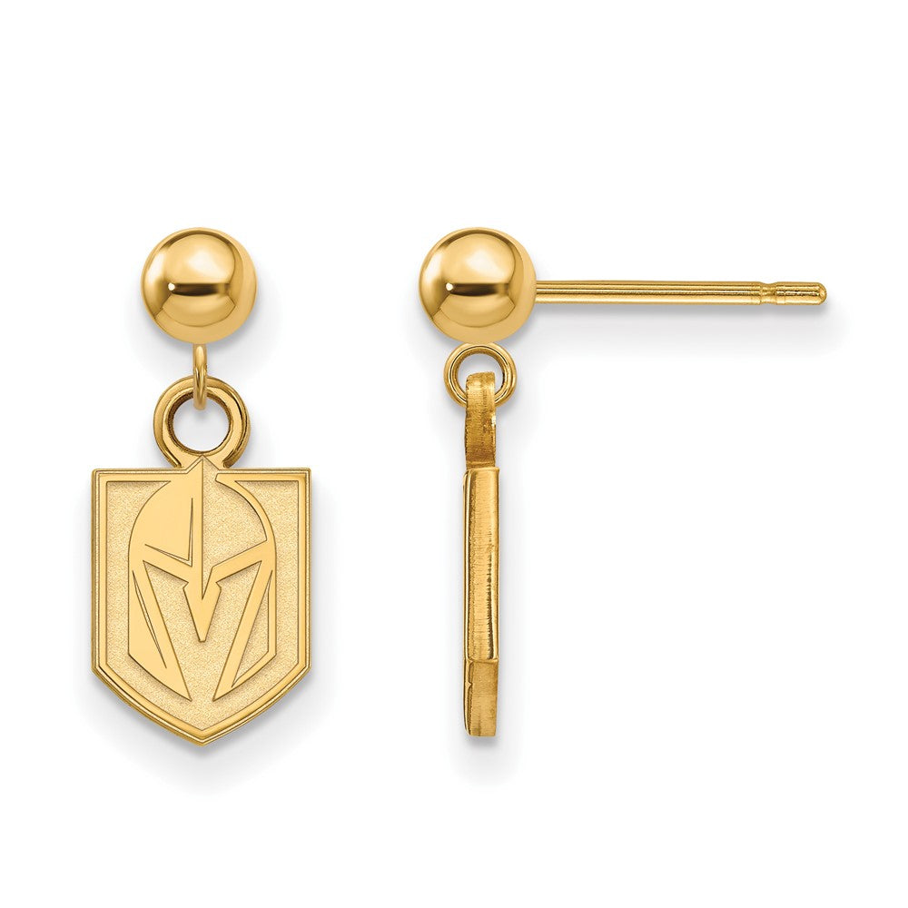 GP Sterling Silver Vegas Golden Knights Earring Dangle Ball