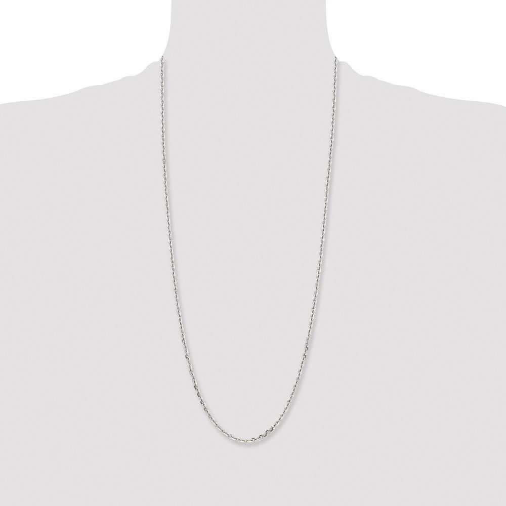 Stainless Steel Polished 4.3mm 30in Cable Chain