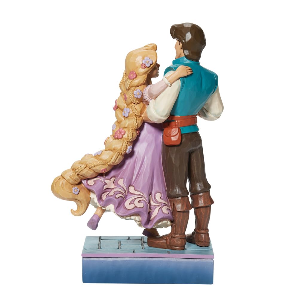 Jim Shore My New Dream - One Figurine 7.25 Inch, Resin - Rapunzel & Flynn Love 6013071
