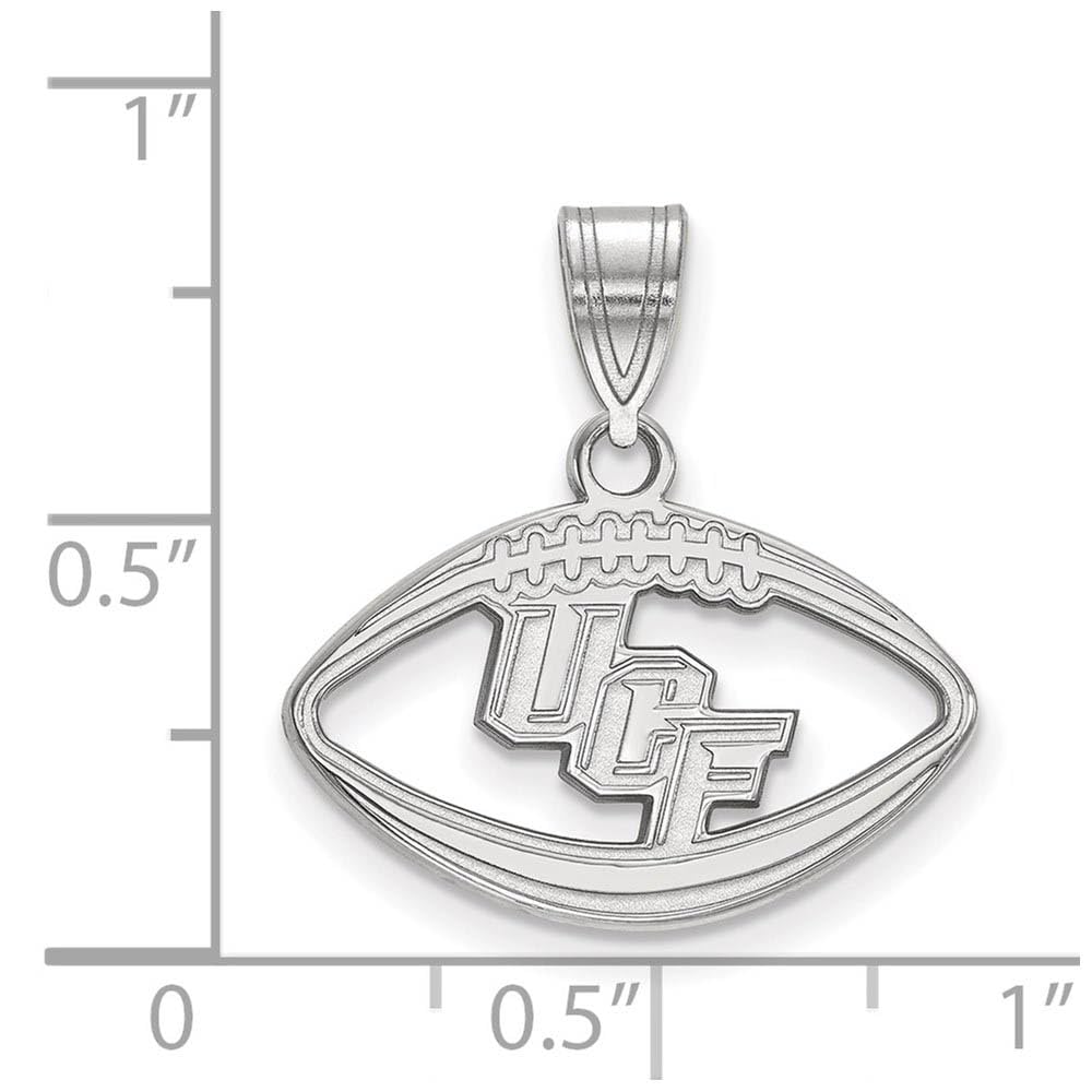 Women's UCF Knights Sterling Silver Logo Football Pendant