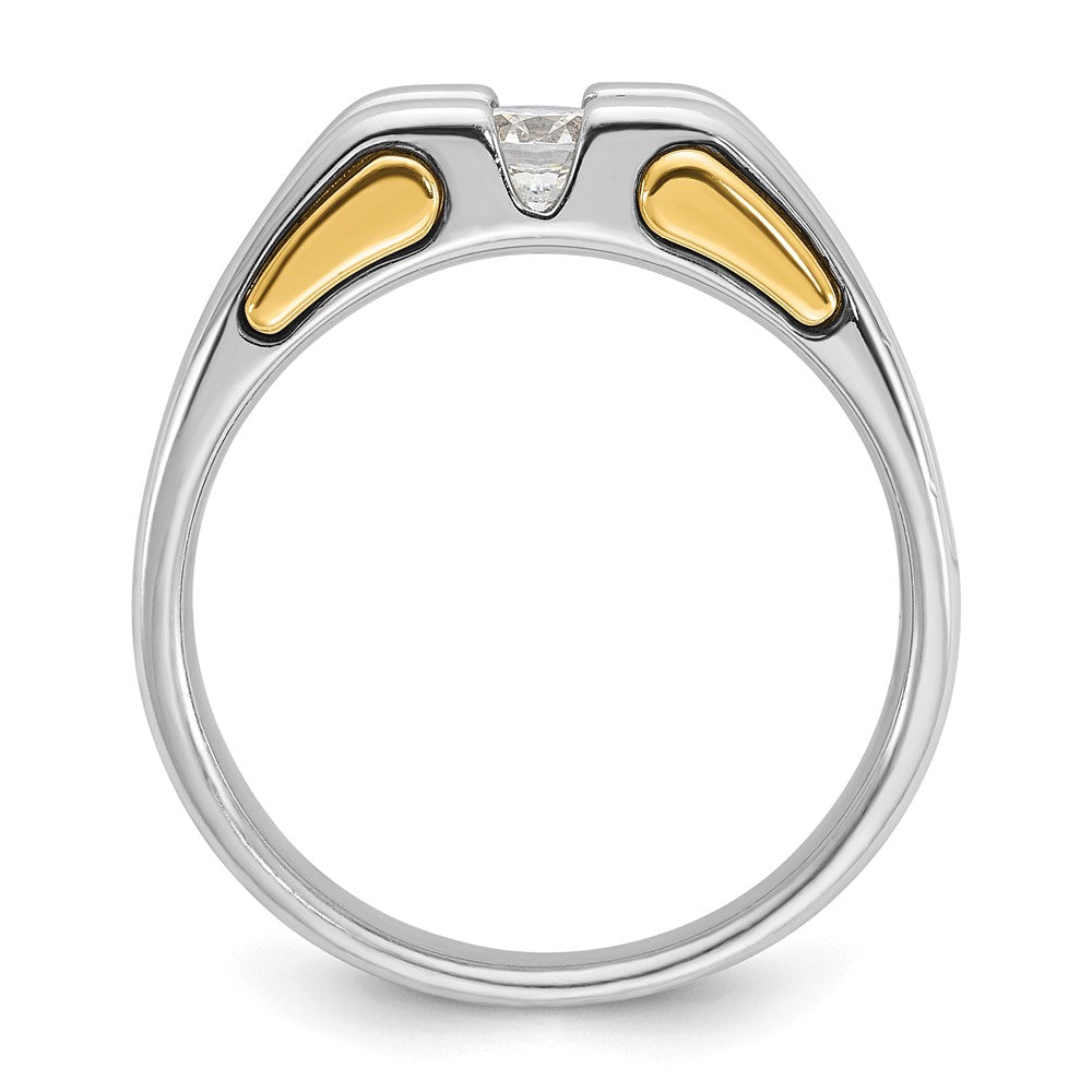 14k Two-tone IBGoodman Men's Diamond Ring Mounting