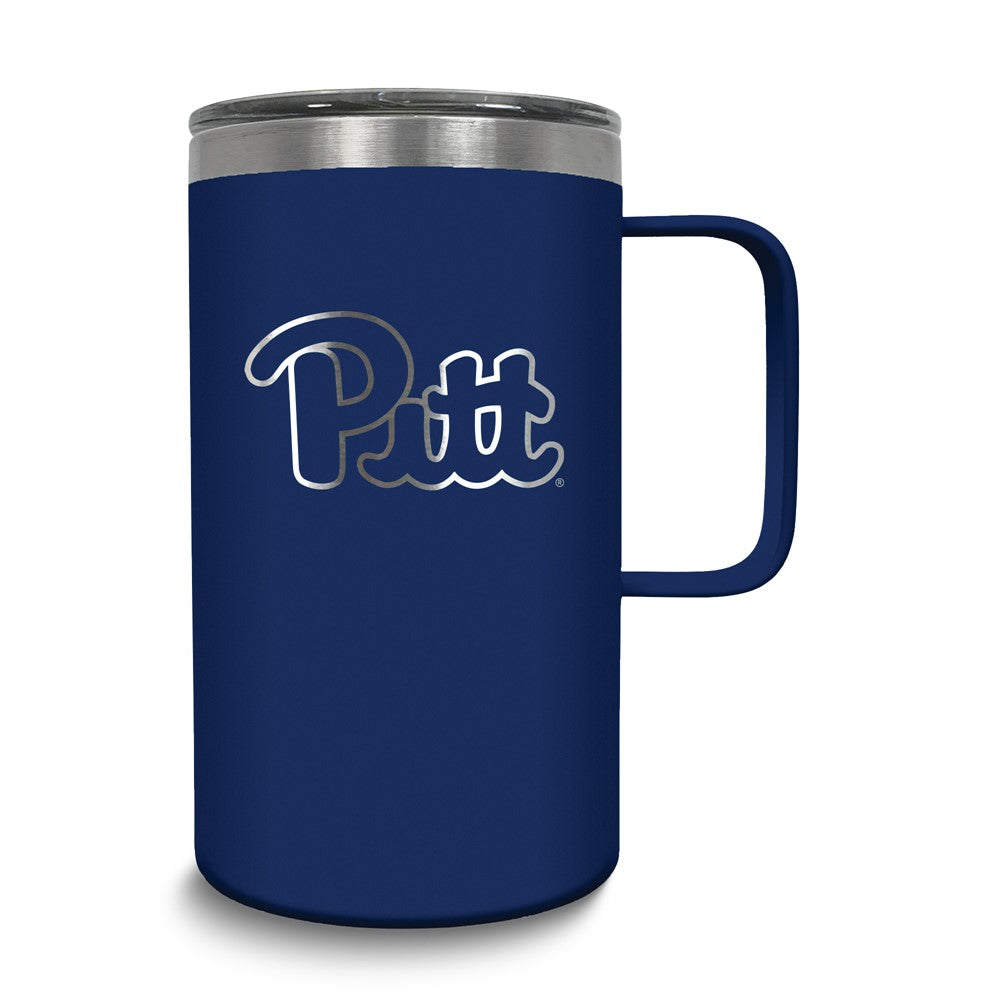 Collegiate University of Pittsburgh Stainless Steel 18 oz. Hustle Mug with Lid