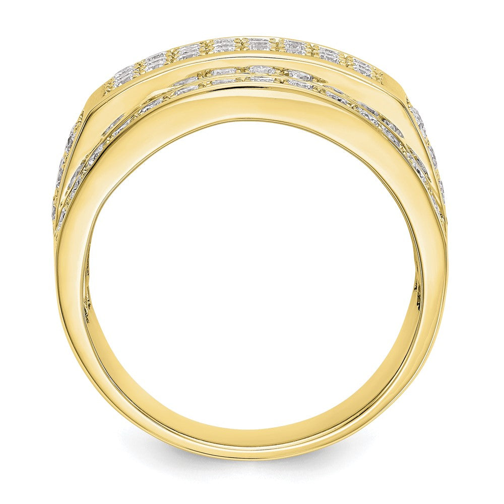 IBGoodman 10k 2 carat Lab Grown Diamond VS/SI+ G+ Men's Ring