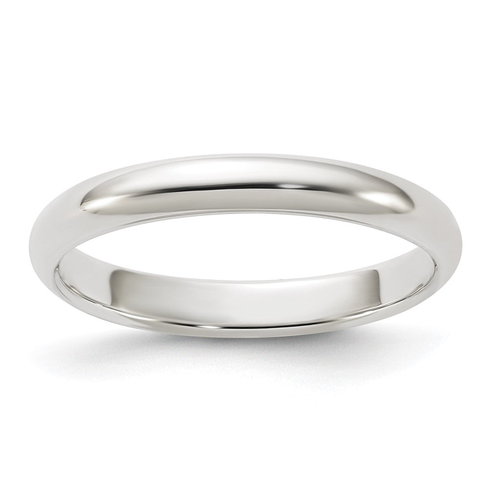 Sterling Silver 3mm Half Round Size 12.5 Band