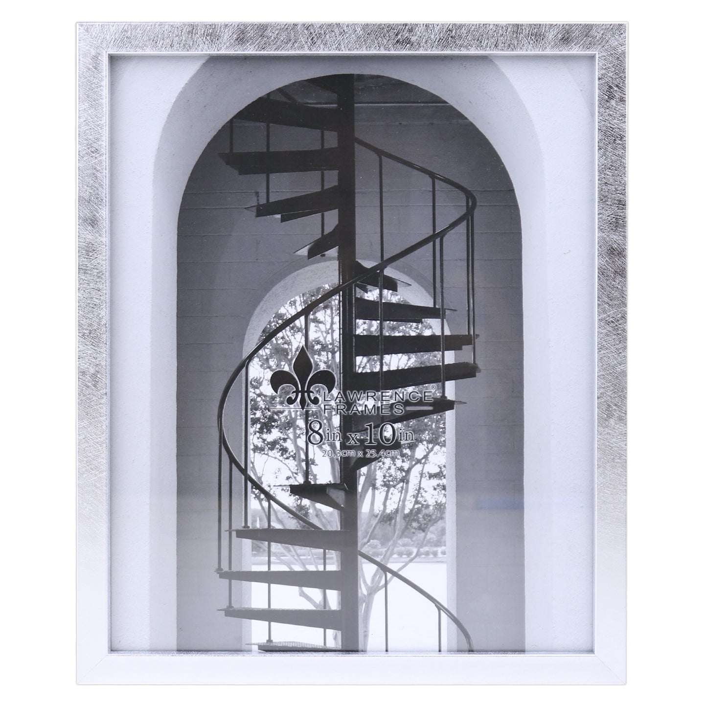 8" x 10" Burnished Silver Picture Frame - Chloe Collection